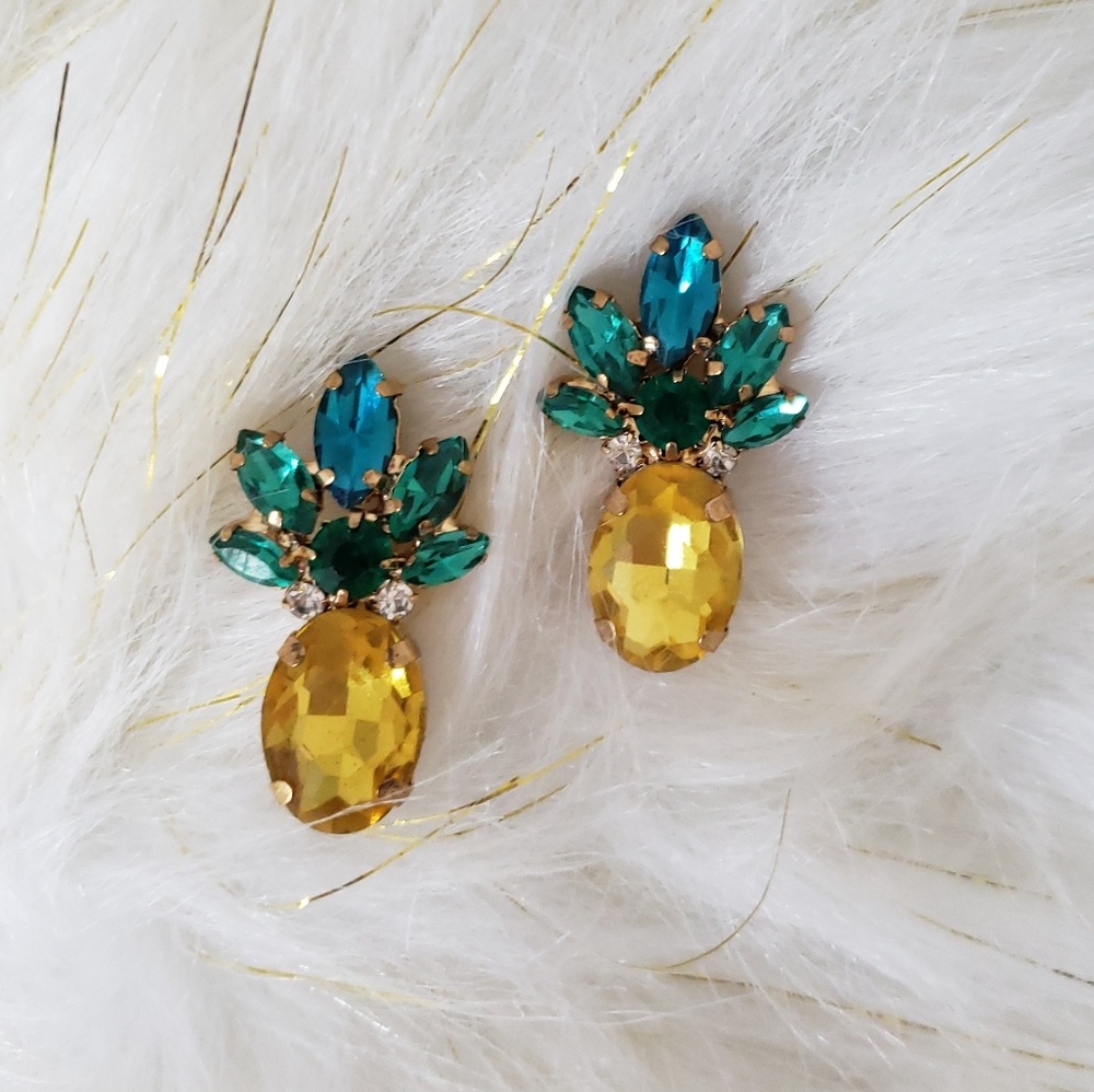 Pineapple earrings